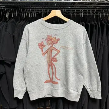 [즉발] 핑크 팬서 맨투맨 그레이 L 상당