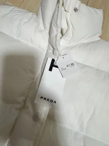 PREGA 화이트 베스트 자켓