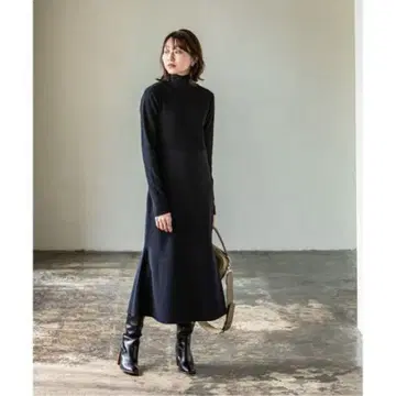 Noble 컬러 블록 니트 원피스