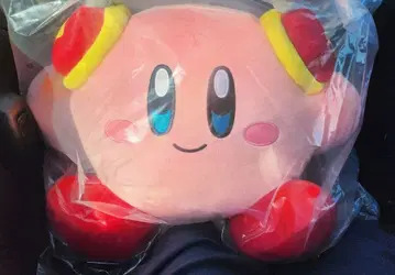 제일복권 A상 커비 헤드폰 봉제 인형