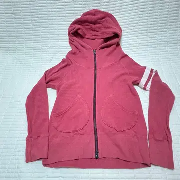 모모타로 진즈 출진 써멀 지퍼 후드티 와플 후드 더블 지퍼