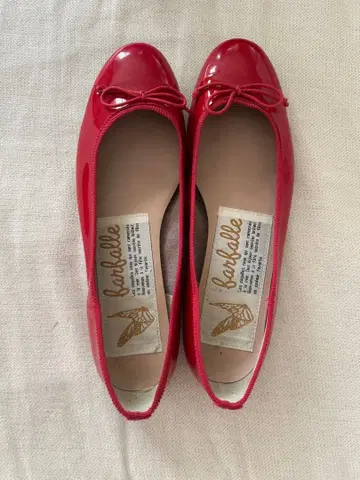Isabelle 빨간색 발레 슈즈 37 사이즈