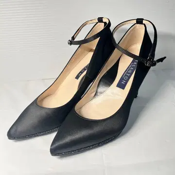 [컨디션 최상] TALANTON 글리터 힐 앵클 스트랩 21.5