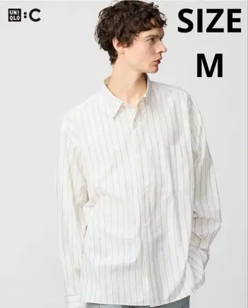 유니클로 C 브로드 오버사이즈 셔츠