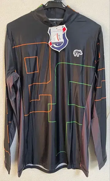 efficace 에피카스 남성용 기하학 패턴 골프 모크넥 셔츠 M 사이즈