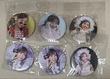 FRUITSZIPPER 나카가와 루나 캔뱃지 6개 세트