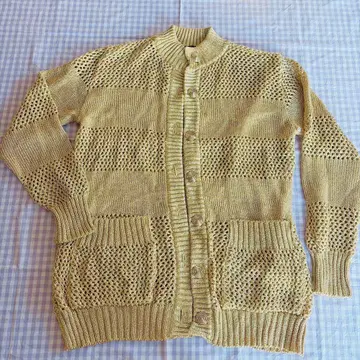 즉시 구매 새상품급 goldlabel 핑키&다이앤 가디건 롱 기장