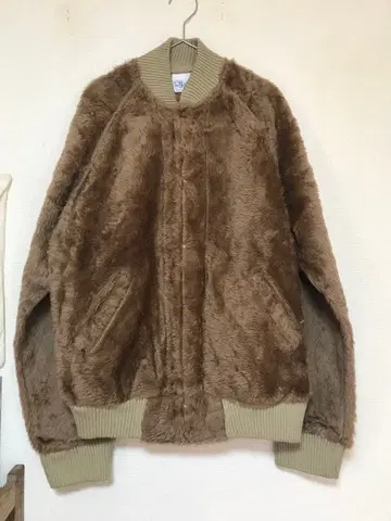 레어 80s USA제 gem sportswear 퍼 바시티 자켓 보아