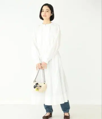 BEAMS BOY / 유로 개더 원피스