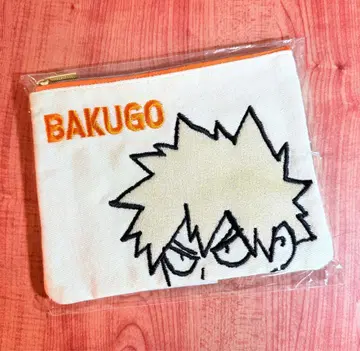 나의 히어로 아카데미아 데님 자수 파우치 바쿠고 카츠키