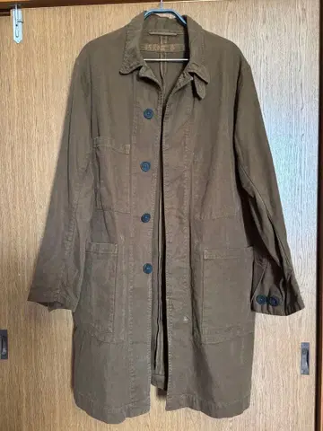 45r45rpm 브라운 버튼 프론트 자켓