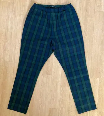 TRAVAIL MANUEL 트라바이유 마누엘 블랙워치 코튼 팬츠