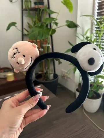 스누피 찰리 브라운 머리띠
