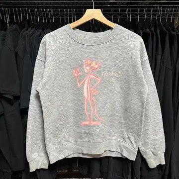 [즉발] 핑크 팬서 맨투맨 그레이 M 상당