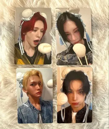 XLOV Jump up 혜택 트레이딩 카드 컴프 4장 세트