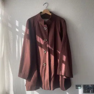 SAMANTHA'S 브라운 판초 케이프 코트