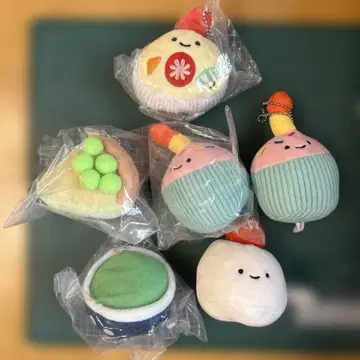 닛코리-노 케이크 봉제 인형, 화과자, 브라운 세트