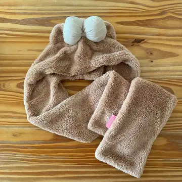 도쿄디즈니씨 셰리메이 후드 부착 머플러