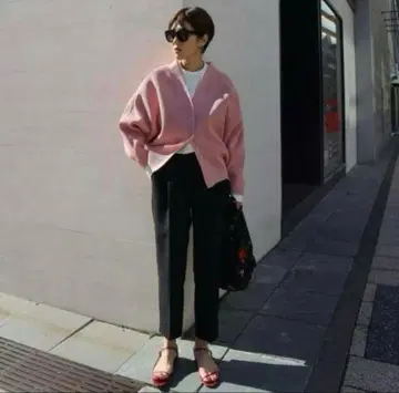 machatt 마차트 모사 가디건 핑크