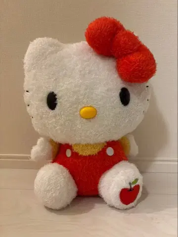 사과 발 키티 BIG 봉제 인형