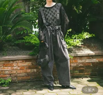 NKJ2025AW MONSTER CARGO DENIM 블랙 데님