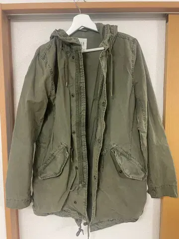 GAP 사이즈 S 올리브 그린 모즈 코트