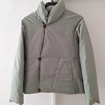 그레이 스탠드 카라 자켓