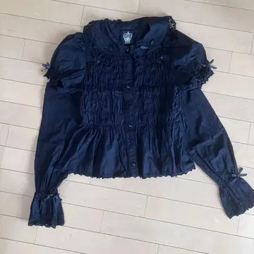 맘맥시멈 mammaximum 셔링 블라우스 블랙