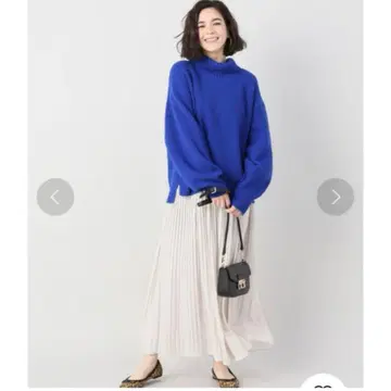 하이넥 볼륨 풀오버