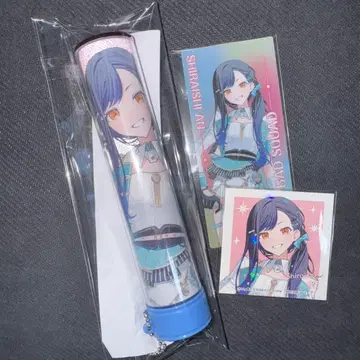 시라이시 안 응원봉 튜브 프로세카 감사제 스티커 책갈피 포함