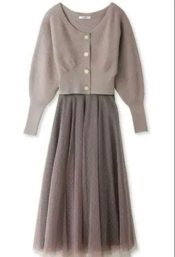 가디건 샤샤 스커트 세트 snidel