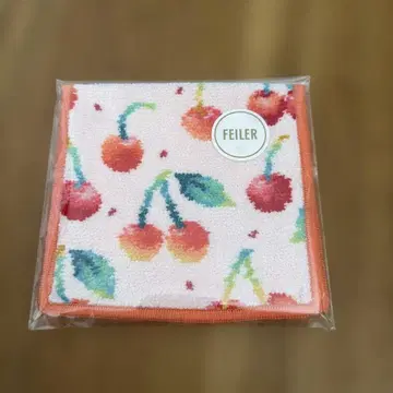 FEILER 체리 도트 손수건 파우치 페일 핑크 (WEB 한정판)