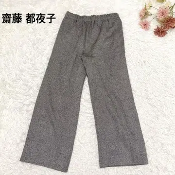 s.2159 [사이토토요코] 캐주얼 팬츠 허리밴딩 일본제 그레이 계열