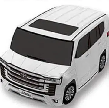 포테카 도요타 랜드크루저 BIG 봉제 인형 화이트