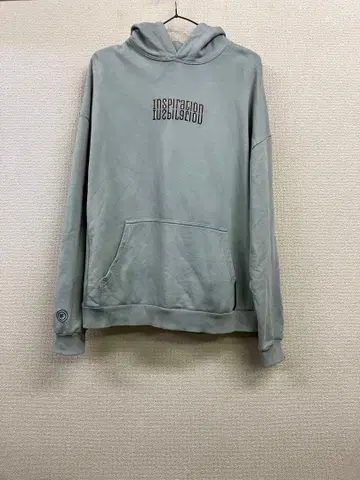 INSPIRATION 자수 로고 후드 맨투맨