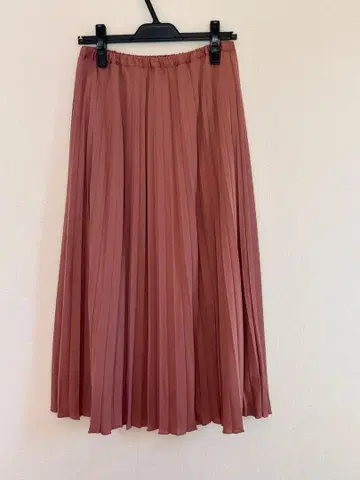 핑크 플리츠 스커트 F 사이즈