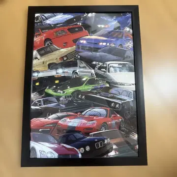 연말 가격 인하 Hot Wheels 미니카 그래픽 프레임 포함