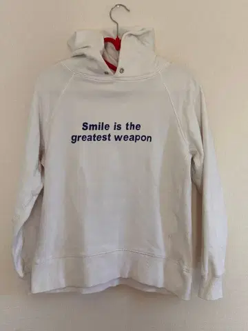 IN THE MARKET 메시지 후드티 화이트