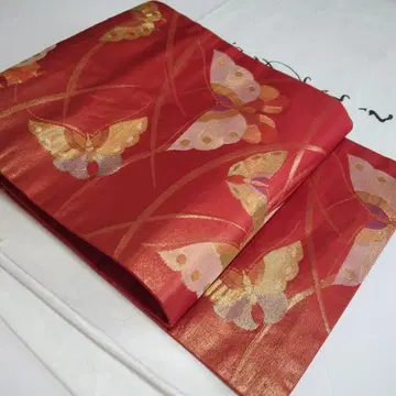 나고야 오비 나비 무늬