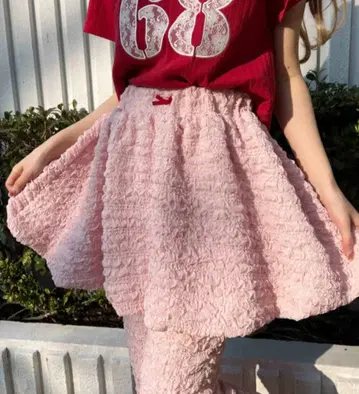 WC 크링클 벌룬 스커트