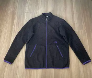 THE NORTH FACE 플리스 자켓 XL 블랙/보라색