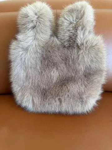 [ 미사용품 ] 인조 모피 백