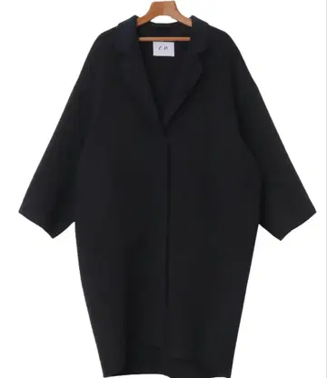 새상품 evernavy 리버 롱 코쿤 코트 네이비