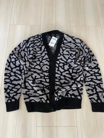 Jordan 애니멀 프린트 가디건 M 사이즈