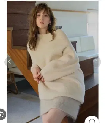 FRAY I.D 루즈 폭스 니트