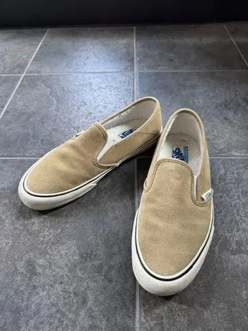 반스 슬립온 안감 보아 스웨이드 베이지