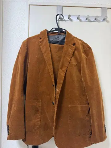 브라운 코듀로이 블레이저