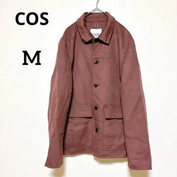 COS 코스 남성용 M 자켓 코트 브라운 계열 울 혼방 심플 고급