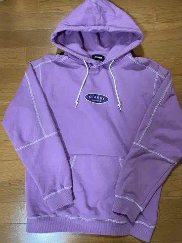 XLARGE 라벤더 후드티 M 사이즈