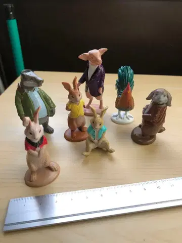 피터래빗 캐릭터 피규어 7체 세트